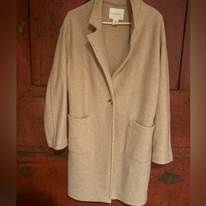 Wool Blend Camel Coat